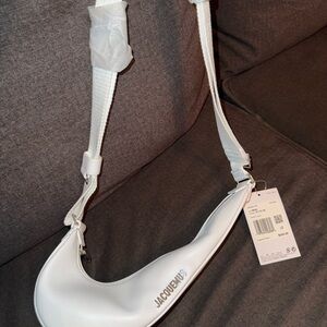 Jacquemus x Nike Swoosh Calf Leather Shoulder Bag